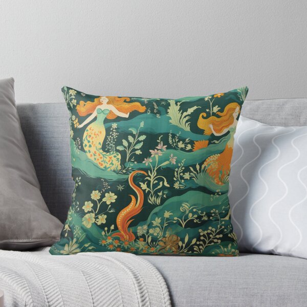 Item preview, Mermaids Under the Sea Print designed and sold by poshprintlab.