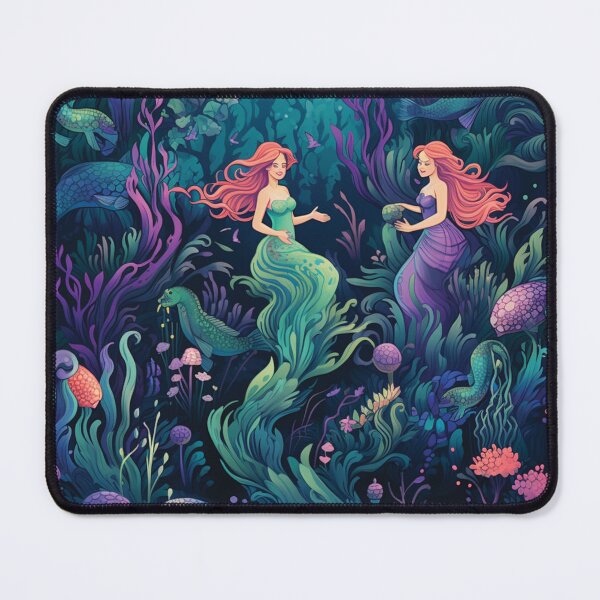 Item preview, Under water Mermaid Print designed and sold by poshprintlab.