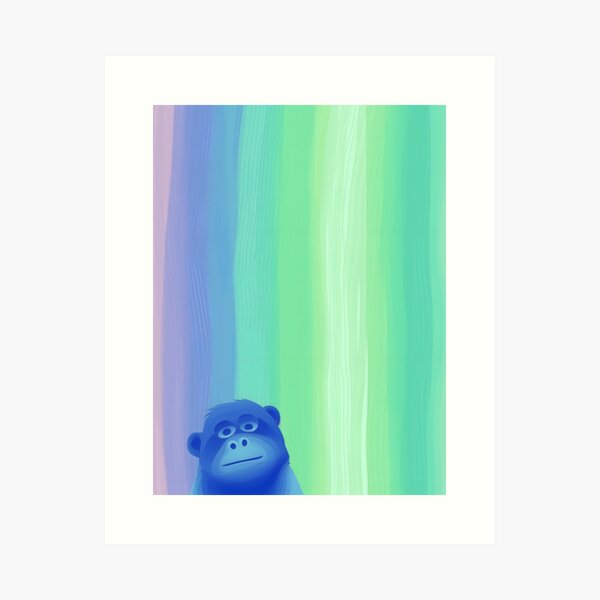 Item preview, Blue Monkey designed and sold by EnchantArtCo.