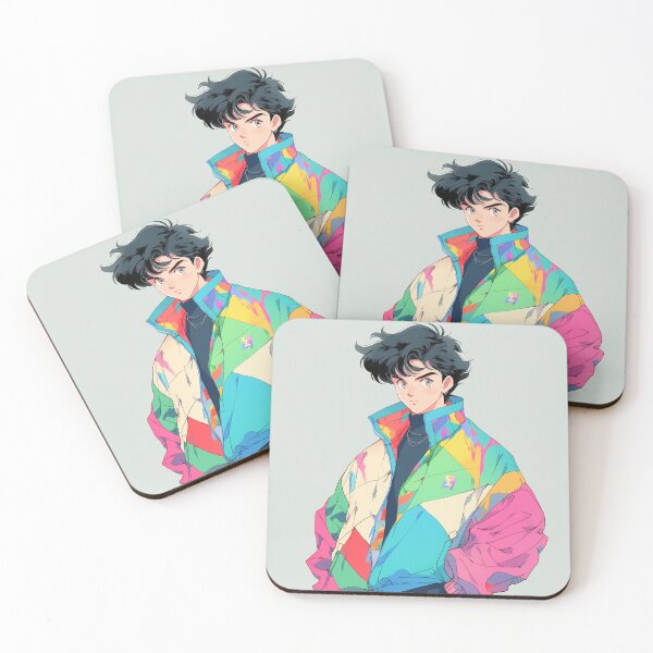 Item preview, Anime Bad Boy Wearing a Colorized Jacket designed and sold by MantixD.