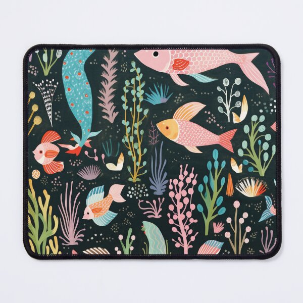 Item preview, Cute Kitsch Fish Print designed and sold by poshprintlab.
