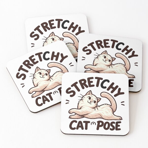Item preview, Stretchy Cat Pose: Show Your Love for Yoga and Cats in Style designed and sold by Mindful-Designs.