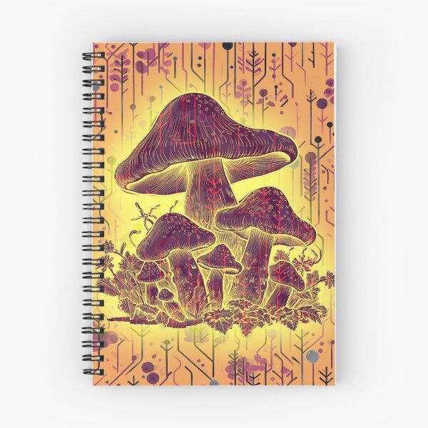 Item preview, Brown Cyber Mushrooms designed and sold by gracefullizard.