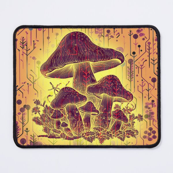 Item preview, Brown Cyber Mushrooms designed and sold by gracefullizard.