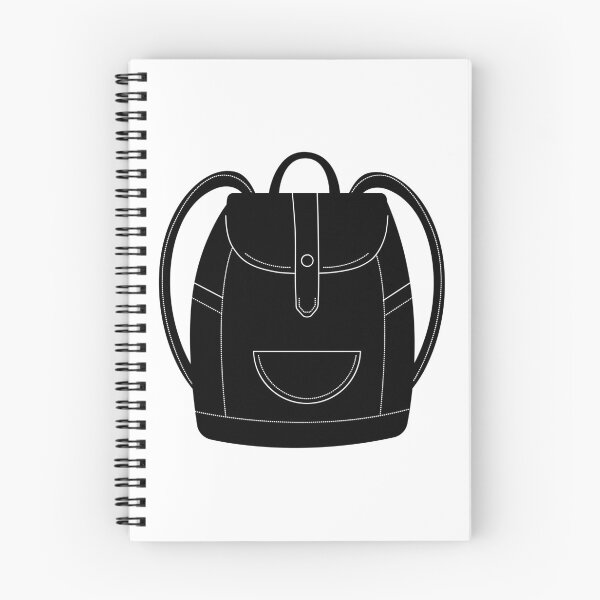 Item preview, Black and white backpack designed and sold by OM-lova.