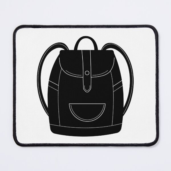 Item preview, Black and white backpack designed and sold by OM-lova.
