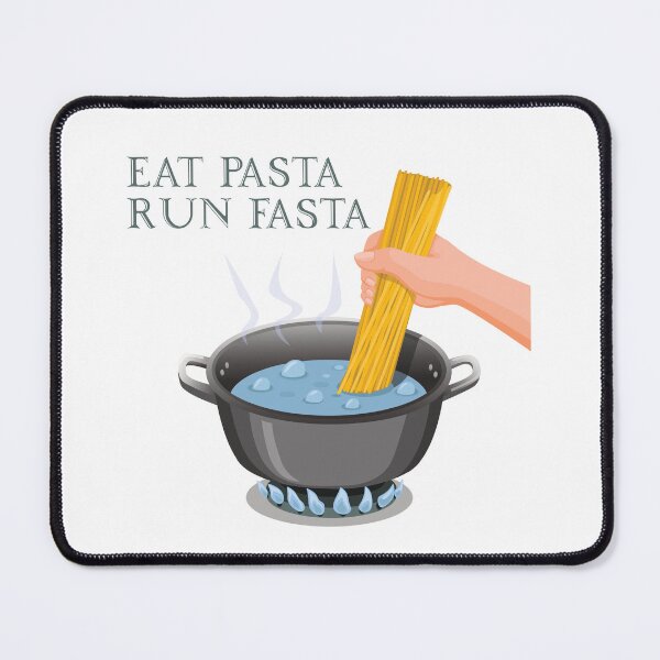Item preview, Eat pasta run fasta designed and sold by StudioARTHUR.