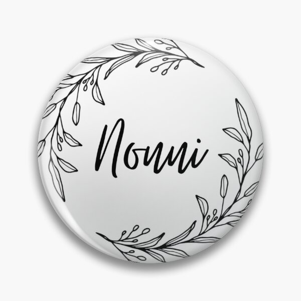 Item preview, Nonni in Greenery Wreath designed and sold by WG-Pistachio.