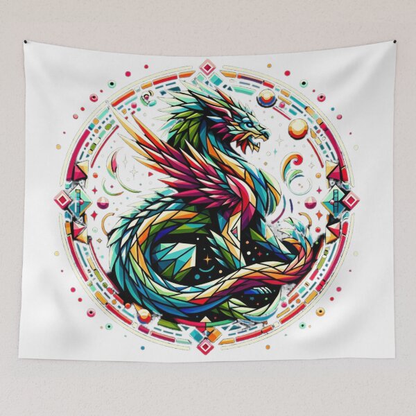 Item preview, Mythical dragon designed and sold by FarbenFabel.