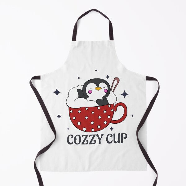 Item preview, Penguin in a Red Cozzy Cup  designed and sold by YLinDesign.