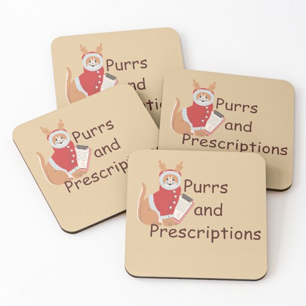 Item preview, Purrs and Prescriptions designed and sold by Nara8.