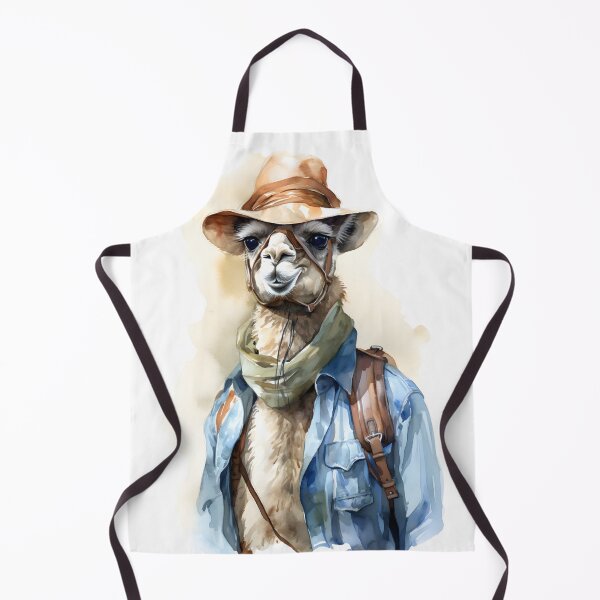 Item preview, Watercolor Tour Guide Camel designed and sold by BadLuckByDesign.