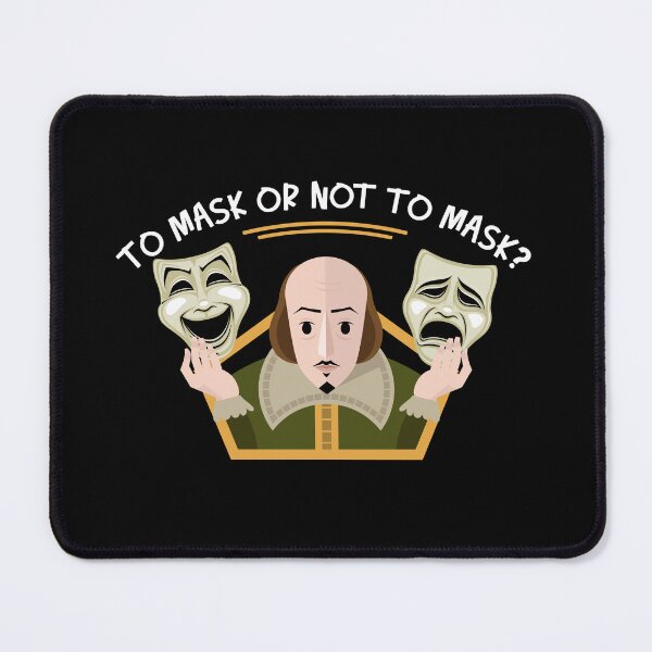 Item preview, William Shakespeare Face Mask | Theater Drama Masks designed and sold by Maria Garcia.