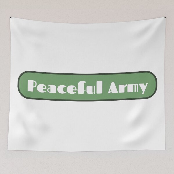 Item preview, green peaceful army patch designed and sold by cdaig13.