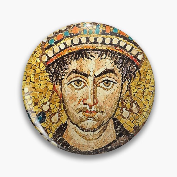 Item preview, Mosaic portrait of emperor Justinian designed and sold by frederic Lecut.