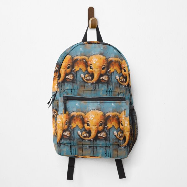 Item preview, Ganesh like Cherubic Elephant: Whimsical Wildlife Art in Warm Tones designed and sold by 21 Dragonflies.