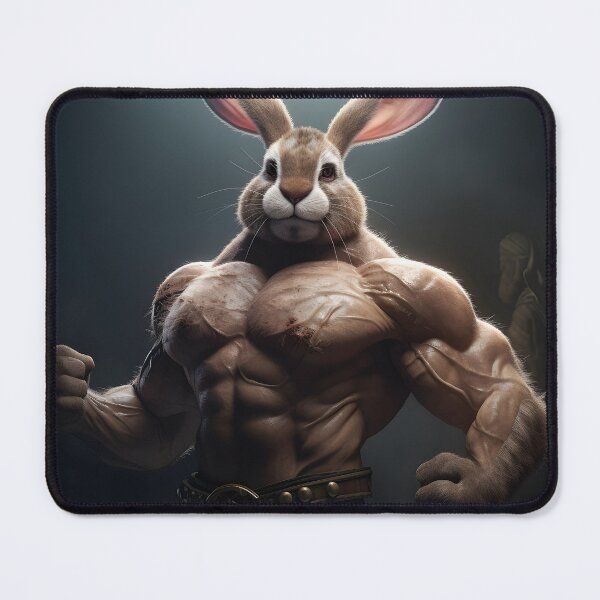 Item preview, Muscular Rabbit designed and sold by toaderbogdan88.