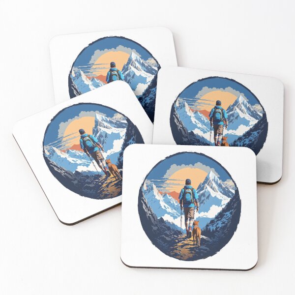 Item preview, Man hiking with dog designed and sold by BCseven7.
