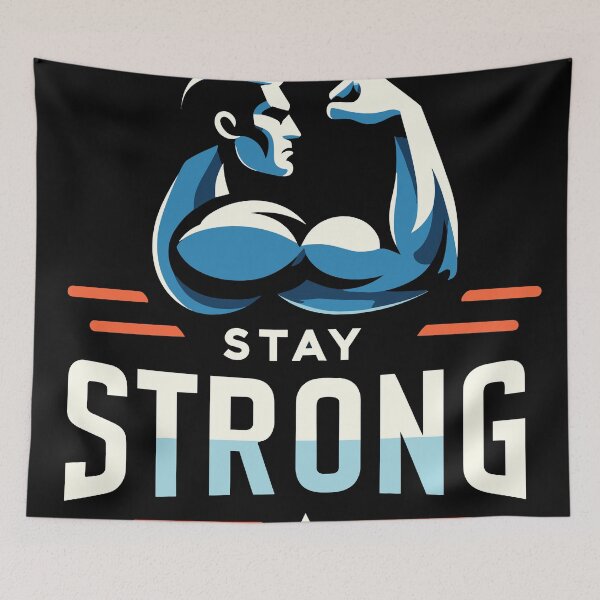 Item preview, Stay Strong Motivational Fitness T-Shirt designed and sold by RyanBelandres.