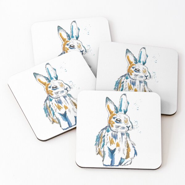 Item preview, Watercolour bunny  designed and sold by BalancedLifeArt.
