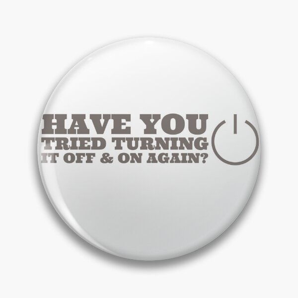 Item preview, have you tried turning it off and on again designed and sold by GodsOfArt.