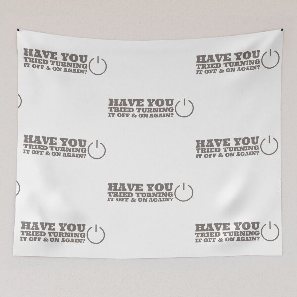 Item preview, have you tried turning it off and on again designed and sold by GodsOfArt.