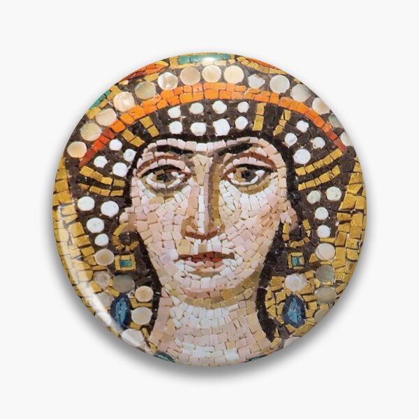 Item preview, Mosaic portrait of Empress Theodora designed and sold by frederic Lecut.
