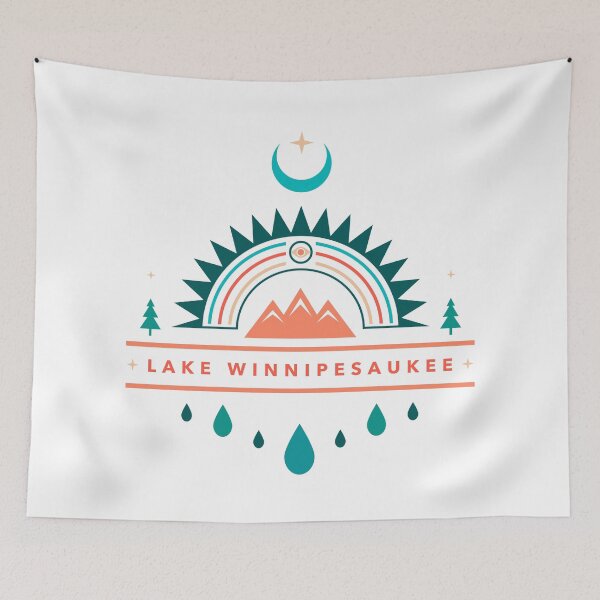 Item preview, LAKE WINNIPESAUKEE boho designed and sold by LeapDaze.