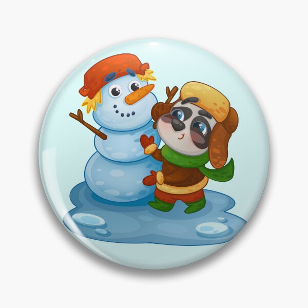 Item preview, Panda and snowman designed and sold by Folomkina-store.