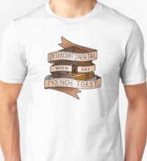 Intercontinental when I eat French toast. Slim Fit T-Shirt