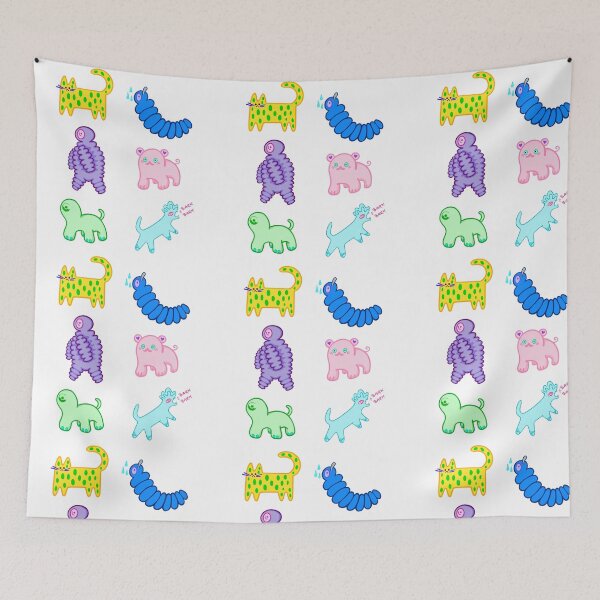Item preview, Cute weird creatures - game character design- sticker pack designed and sold by Balsamista-art.