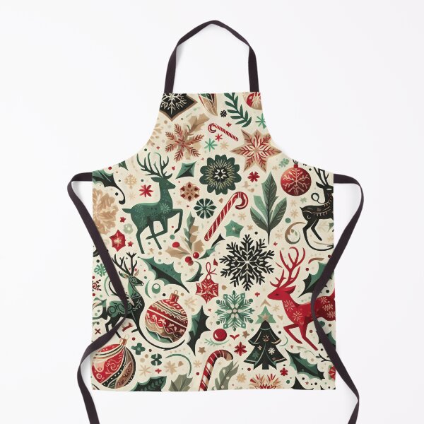 Item preview, Retro Christmas Pattern designed and sold by ArtFactoryAI.