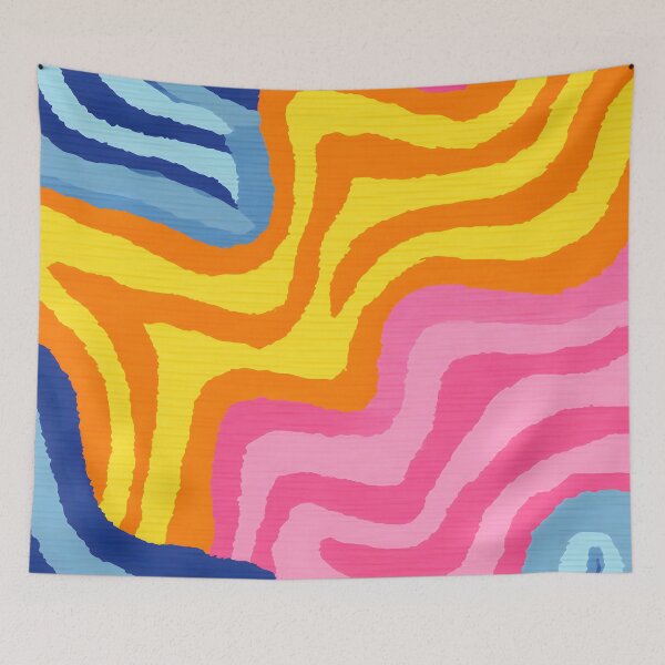 Item preview, Multicolored Abstract Swirl Lines designed and sold by EnchantArtCo.