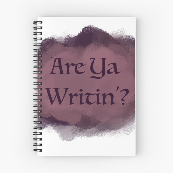 Item preview, Are Ya Writin'? Purple Mauve Haze designed and sold by GeataRionnag.