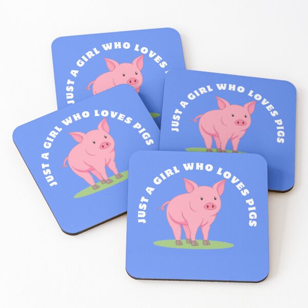 Item preview, Just A Girl Who Loves Pigs designed and sold by TheCatmeow2000.