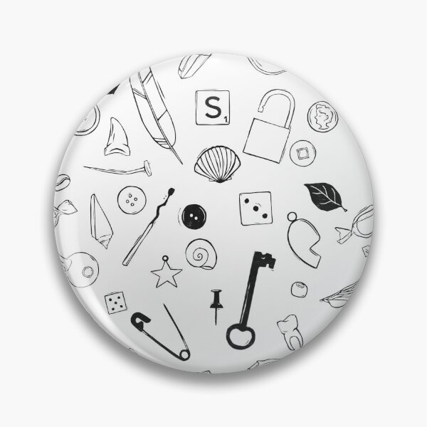 Item preview, Trinkets (black and white) designed and sold by fable-arts.