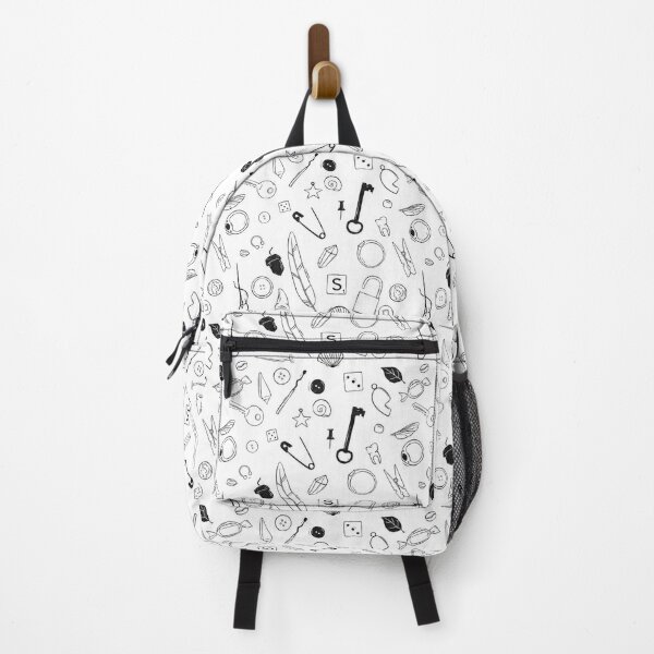 Trinkets (black and white) Backpack