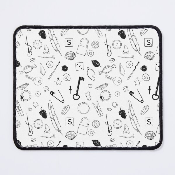 Item preview, Trinkets (black and white) designed and sold by fable-arts.