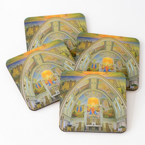 Item preview, Church Fresco Paintings - St. Amelie Church Baie-Comeau Quebec designed and sold by Martyn R Arnold Fine Art Nature & Landscape Photography.