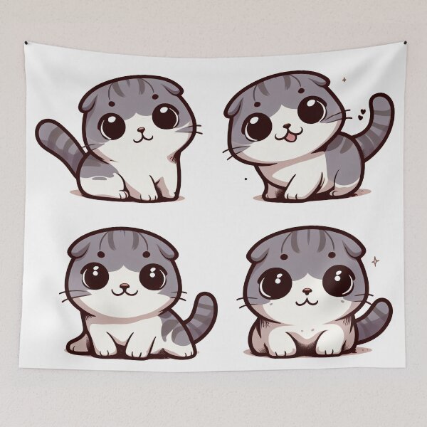 Item preview, Scottish Fold XII designed and sold by ColorfulTouches.