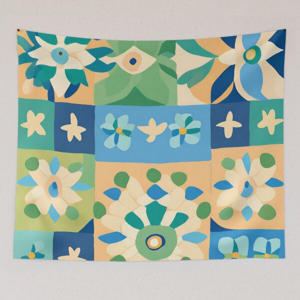 Item preview, Cool Floral Mosaic designed and sold by AnimaliaStar.