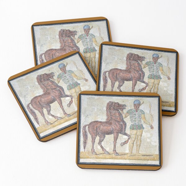 Item preview, Mosaic of a Green Charioteer designed and sold by frederic Lecut.