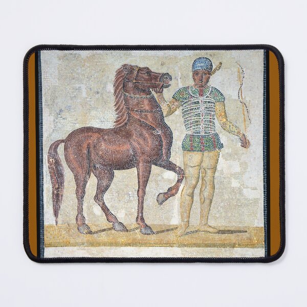 Item preview, Mosaic of a Green Charioteer designed and sold by frederic Lecut.