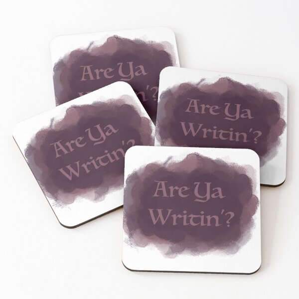 Item preview, Are Ya Writin'? Mauve Purple Haze designed and sold by GeataRionnag.