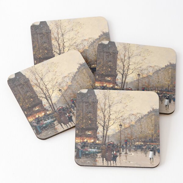 Item preview, Corner at Montmartre, Paris  (20th century) - Eugène Galien Laloue designed and sold by SALON DES ARTS.