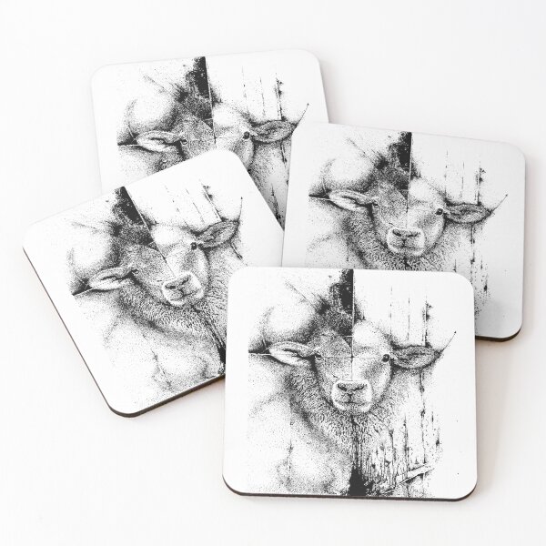 Item preview, Sheep art, artistic drawing designed and sold by Marcin Glawdel.