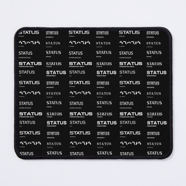 Item preview, Status Lettering: The Art of "Status" in Diverse Fonts designed and sold by ABUSSUAL.