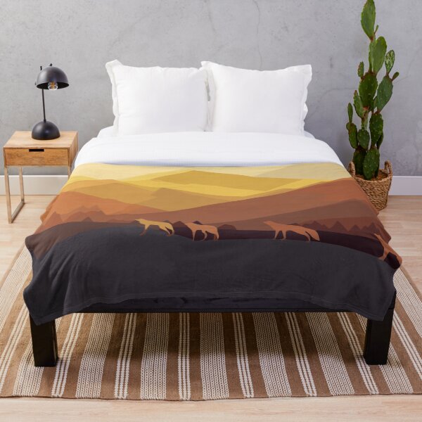 Item preview, Coyotes in a Golden Valley designed and sold by RogueFoxDesigns.