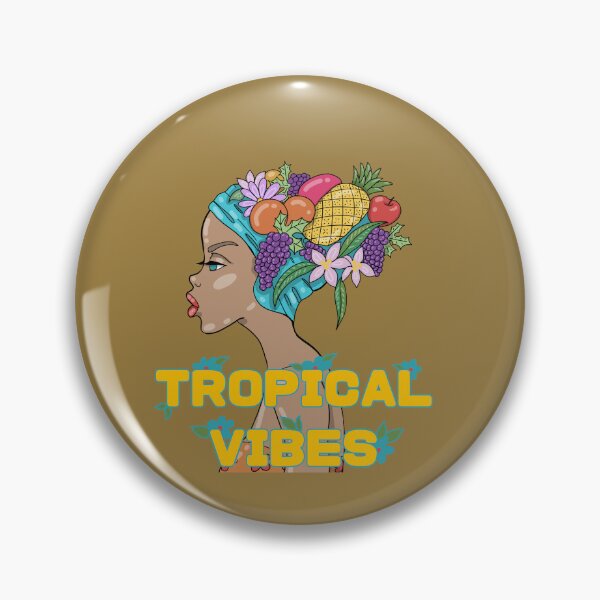 Item preview, Tropical vibes, afro fruit lady designed and sold by La Loca.