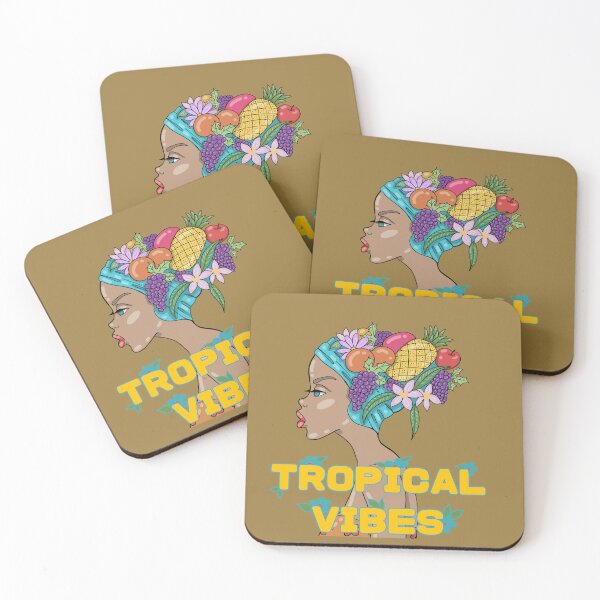 Item preview, Tropical vibes, afro fruit lady designed and sold by La Loca.
